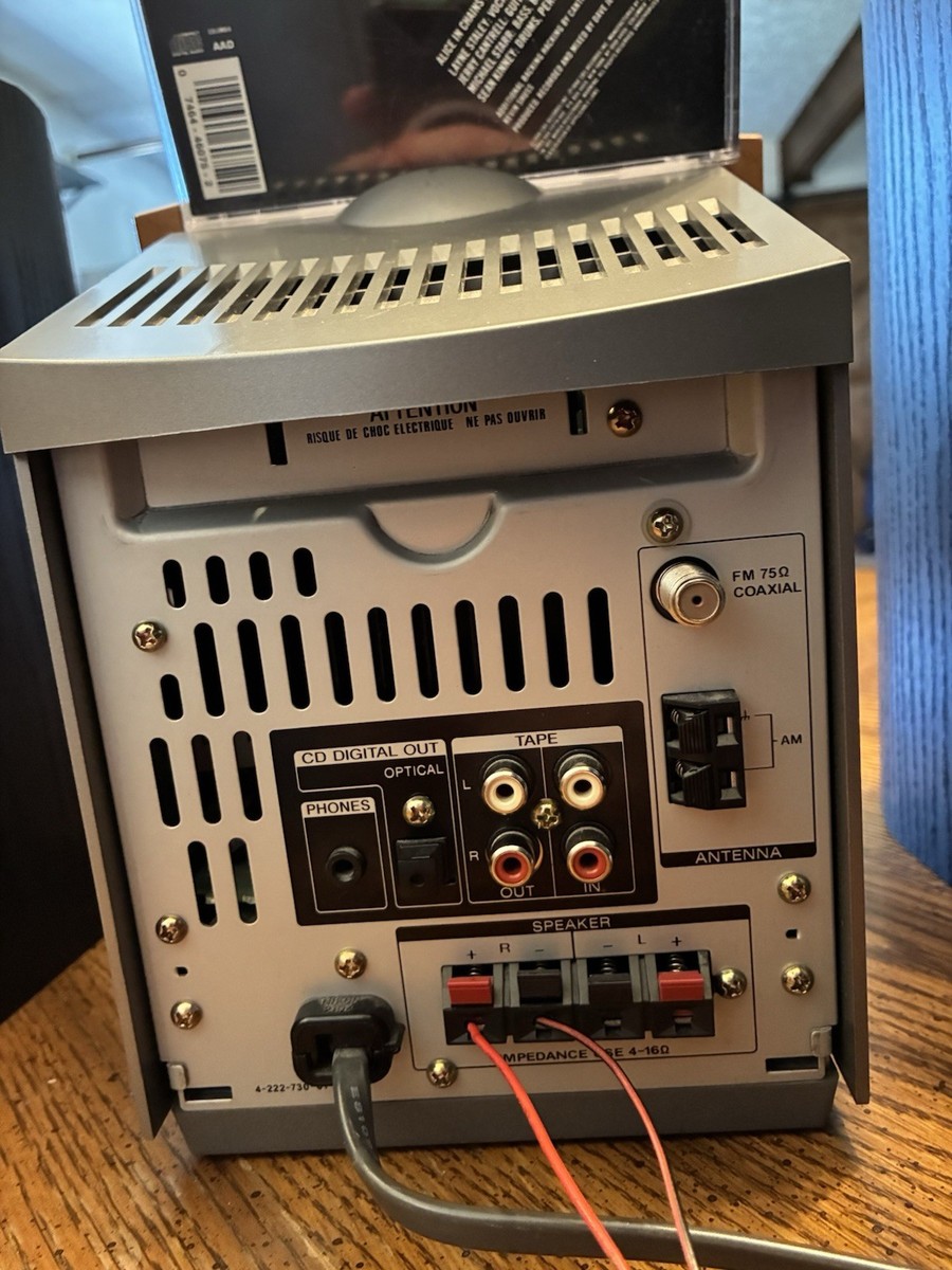 Refurbished Sony CMT-EX1 CD Player with Sony Speakers (Read