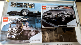 LEGO 8458 Technic: Silver Champion F1 Race Car & Truck Kit - NEW Sealed Bags