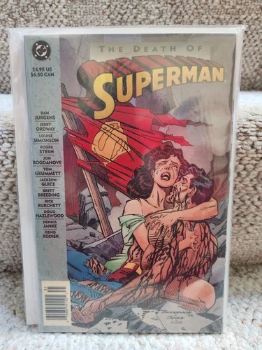Vintage 1993 DC Comics The Death Of Superman Graphic Novel First Printing! L@@K!