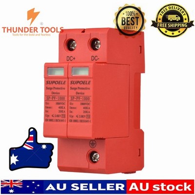 Thunder Tools DC 1000V Surge Protective Device 2P 40KA Surge Arrester