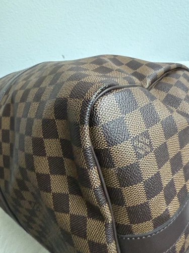Auténtico bolso de viaje Louis Vuitton Keepall Bandouliere 55 Damier Level - Imagen 11 de 24