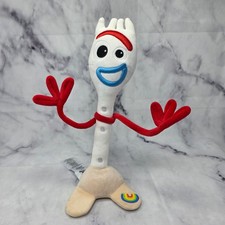 Toy Story 4 Forky 12" Bendable Plush Embroidered Eyes