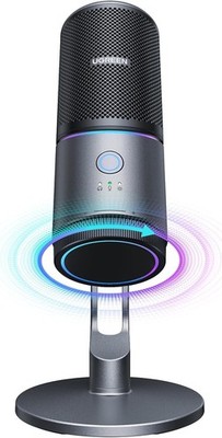 UGREEN USB Mikrofon 24bit/96KHz RGB Gaming Mic Cardioid Kondensator Rauschunterdrückung