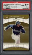 2001 Donruss Classics Timeless Tributes #146 Ichiro Suzuki PSA 8.5 RC /100