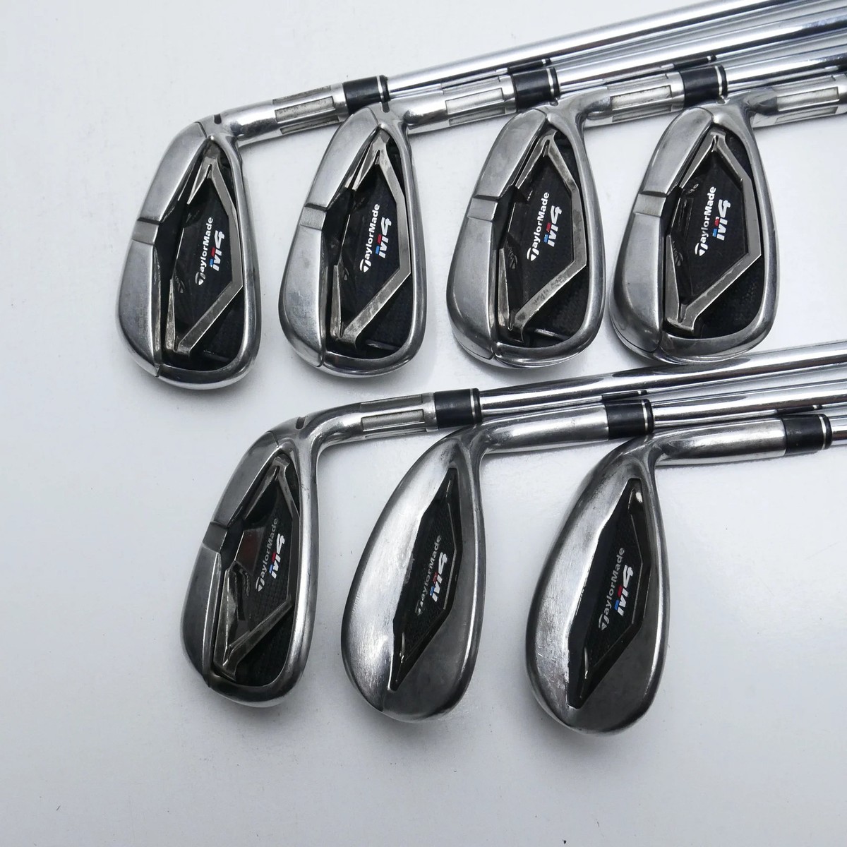 Used TaylorMade M4 Iron Set SW LW Regular Flex UK
