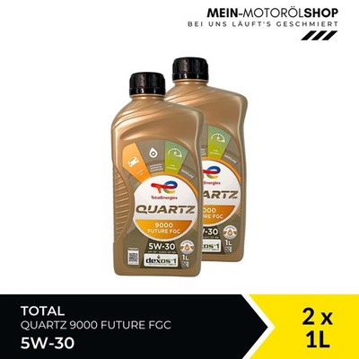 Total Quartz 9000 Future FGC 5W-30 Fiat Ford Toyota Motoröl 2x1 Liter = 2 Liter