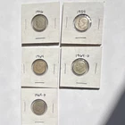 Roosevelt Silver Dimes - Lot of 6 Mixed Dates 1946 To 1964 - Circulated