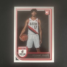2022-23 Panini NBA Hoops - Rookies Shaedon Sharpe #237 (RC)