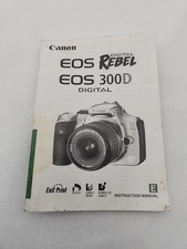Canon EOS Digital Rebel 300D Camera Instruction Manual 2003 CT1-1244-000