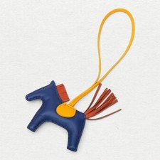 Hermes Rodeo Pegasus Bag Charm PM Luxury Bag Accessory Key Ring Bleu De Malte
