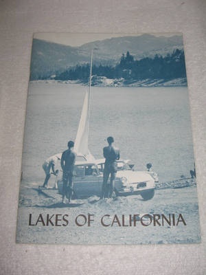 #ad Lakes of California by Don J. Baxter 1972 Pacific Gas and Electric PGamp;E $8.00