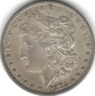 1879-P, Morgan Dollar, 90% Silver $1 coin  (U.S. Coins, Money, Collectibles)