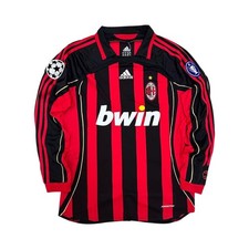 AC Milan 2007/2008 Home Long Sleeve Jersey - Kaka #22 JERSEY