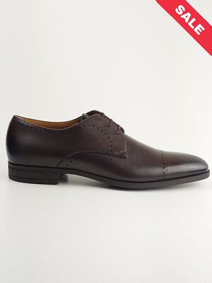 HUGO BOSS KENSINGTON DERBY DARK BROWN ITALIAN