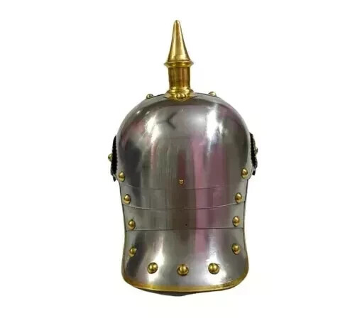 German Prussian Pickelhaube Spiked WW1 Armor Helmet Wearable Officer's Helmet