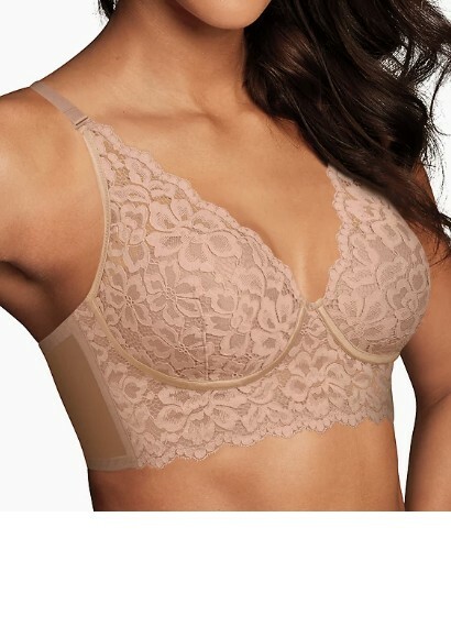 Maidenform Lightly Lined Convertible Bralette Par… - image 1