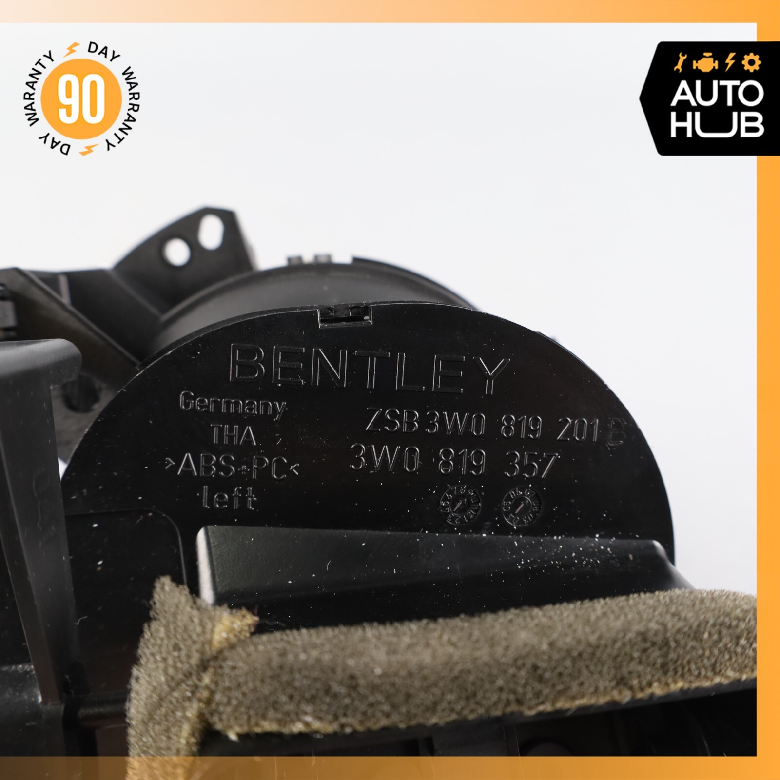 03-12 Bentley Continental GTC GT Dash AC A/C Air Vent Grill Left Side OEM 63k