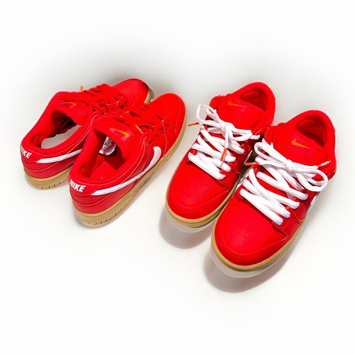 Nike SB Dunk Low ISO University Red Gum FJ1674-600 Size 8