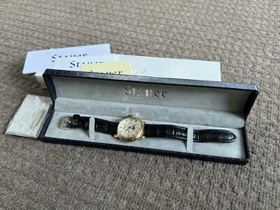 Stauer 27 Jewels 13452 Automatic Calendar 24 hour Sun/Moon Men s Watch w/ Box