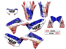 2021-2024 CRF 450 RL MERICA Usa Senge Graphics Kit Compatible with Honda
