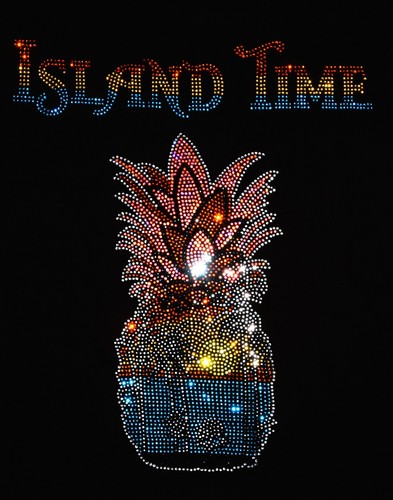 Island Time Strass Urlaub Shirt oder Tank Top XS S M L XL XXL 1X 2X 3X4X5X - Bild 6 von 16