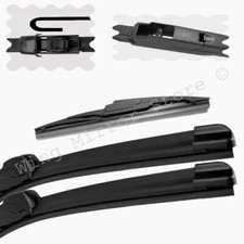 For Mitsubishi Mirage 2014-2024 Front/Rear Windscreen 22" 13" 12" Wiper Blades