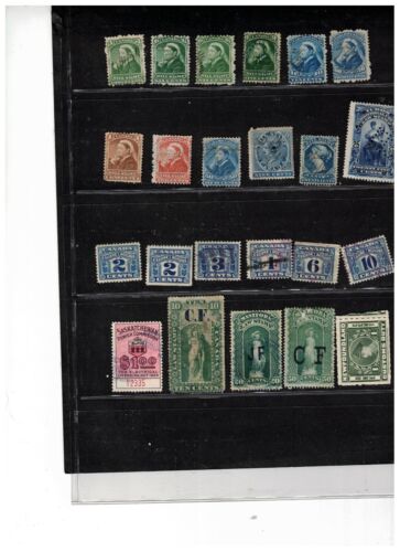 CANADA 1864+ Q. VICTORIA  BILL STAMPS, EXCISE, etc. cat $60+ Used LOT 303-25 - Picture 1 of 1