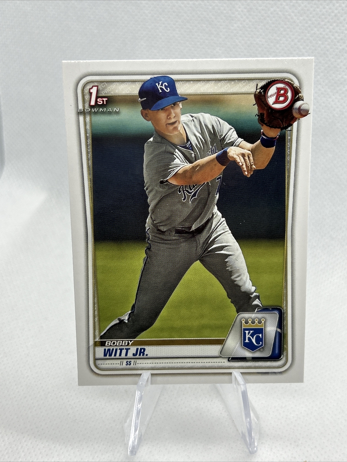2020 Bowman Bobby Witt Jr 1st Bowman 1st Edition Paper Base Royals No. BP-25