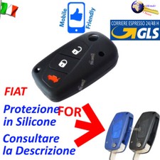 Guscio Protezione Cover Silicone PFI2 Flip Chiave Telecomando FIAT 3 Tasti
