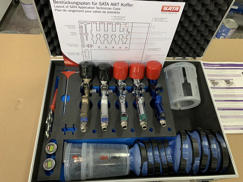 Sata Jet 5 Gun Case X5500-1000, JET90 Ultimate Carry Case • - Image 4 of 4