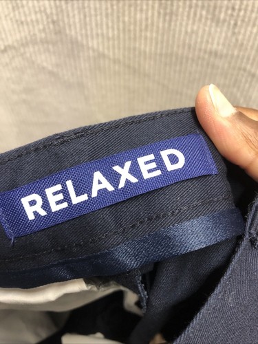 French Toast Kids School Pants 12 Relaxed Twill Navy Blue Uniform Adjust Waist - Picture 12 of 14
