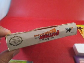 The Simpsons Bartman Meets Radioactive Man (Nintendo NES) COMPLETE w/ Box poster