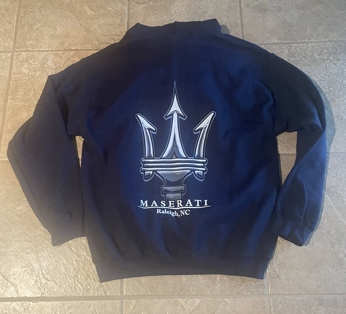 Maserati Raleigh, NC Men's Navy Blue M Medium Swe… - image 1