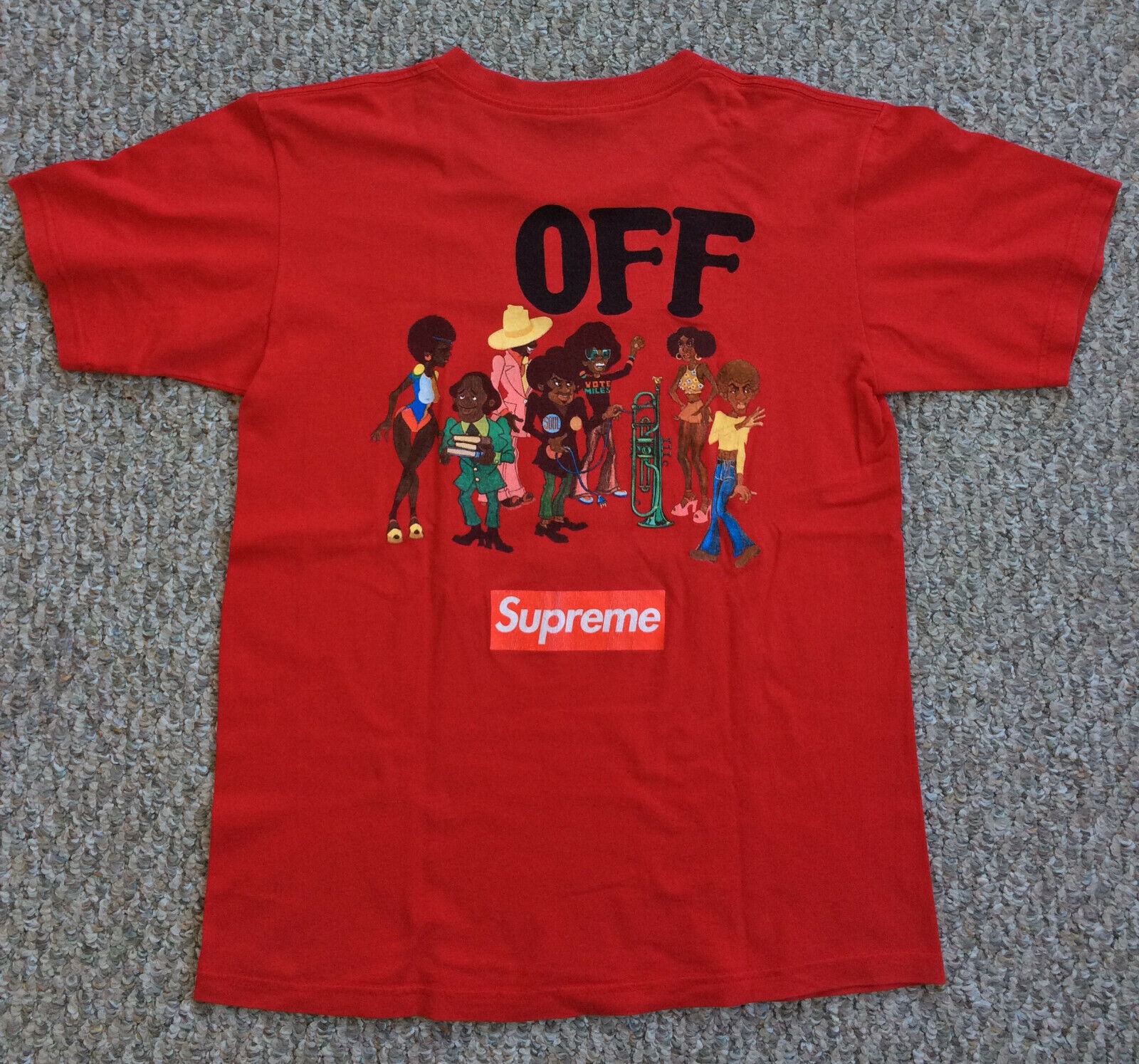 F/W 2008 Supreme x Miles Davis On The Corner Tee