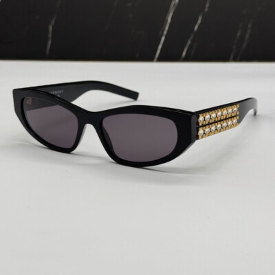 NEW GV40078I 01A GIVENCHY WOMEN SUNGLASSES BLACK CAT EYE  display picture 1