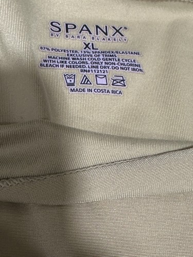 Spanx Slimplicity Half Slip Shapewear Nude Tan Slimming Mini XL - Picture 5 of 5