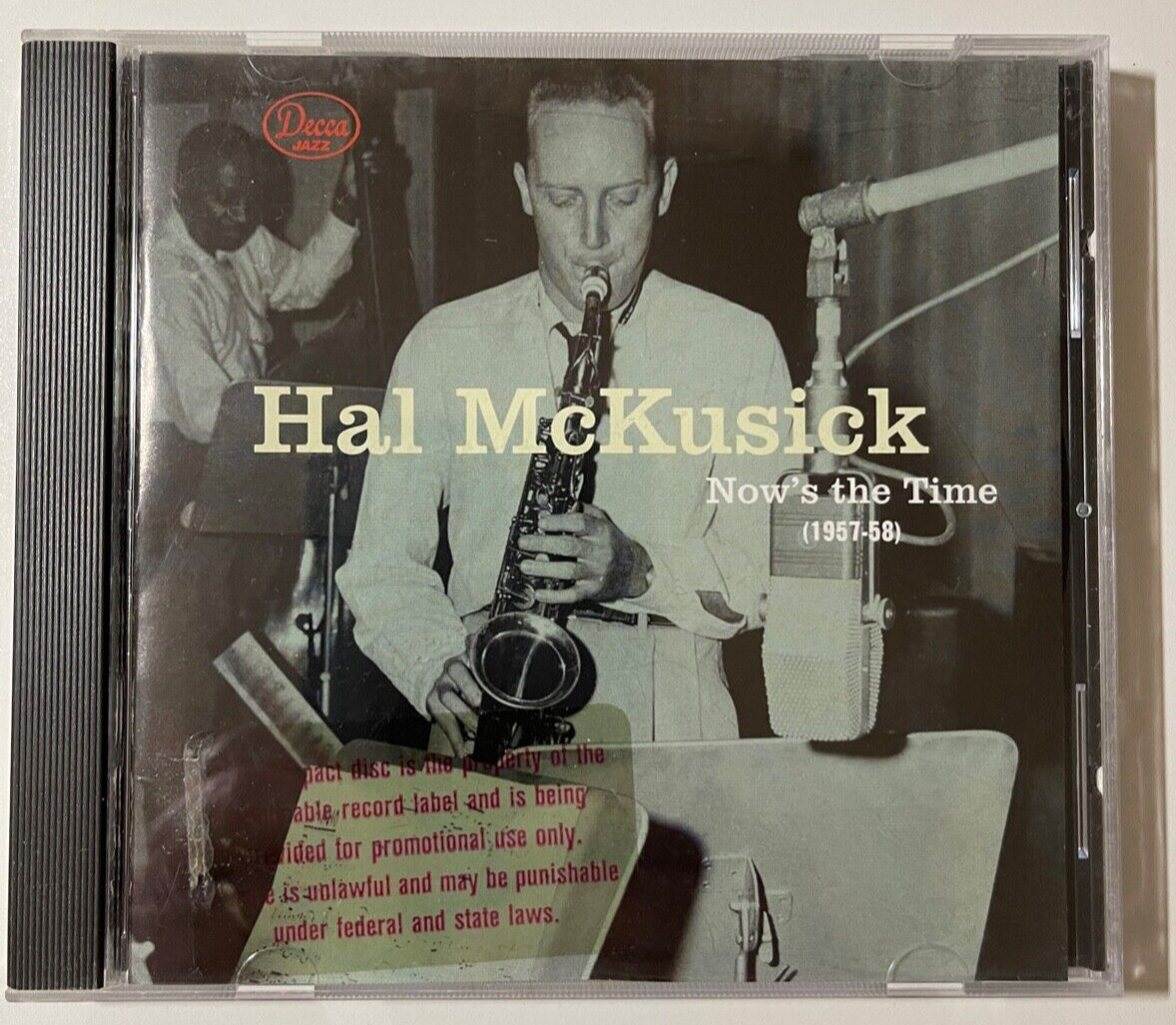 Now's the Time by Hal McKusick (1957-1958 (CD, Oct-1995, Decca)