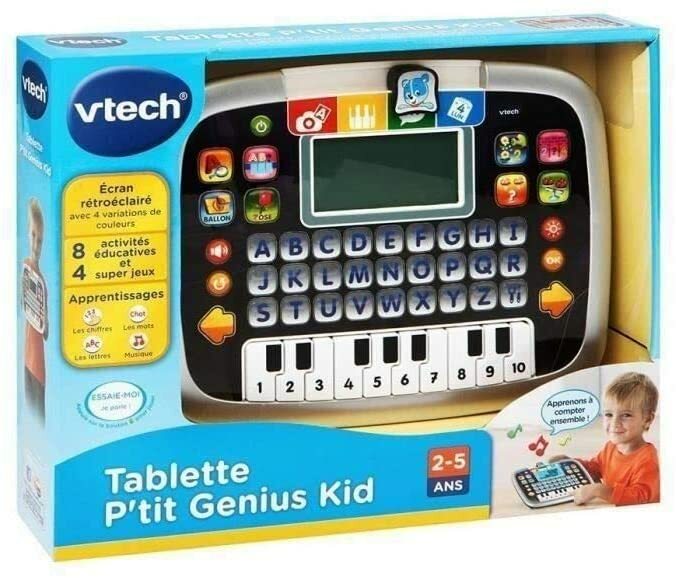 Tablette VTECH Petit Genius Kid pour enfant de 2 à 5 ans