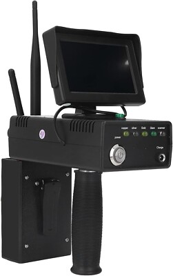 Hand-Metalldetektor, 3D Black Hawk Hochpräziser Sender Empfänger Metall