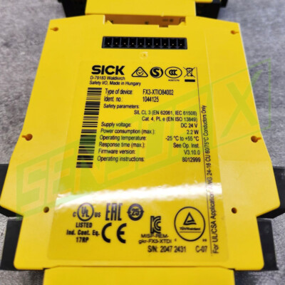 SICK FX3-XTIO84002 1044125 SAFETY CONTROLLER | Premier Equipment