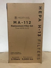 ORIGINAL Medify Air Filters for MA-112, 2 filters per box  - NEW IN BOX