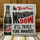 Mountain Dew Sign Bottle Cap Soda Bottle Vintage Style Wall Decor Gas Oil 1