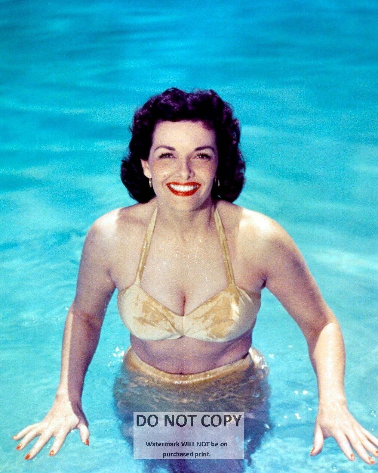 ACTRESS JANE RUSSELL PIN UP - 8X10 PUBLICITY PHOTO (MW625)