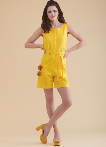 Simplicity Jiffy SEWING PATTERN S9792 Misses Retro 1960s Jumpsuit In 2 Lengths - Picture 3 of 7