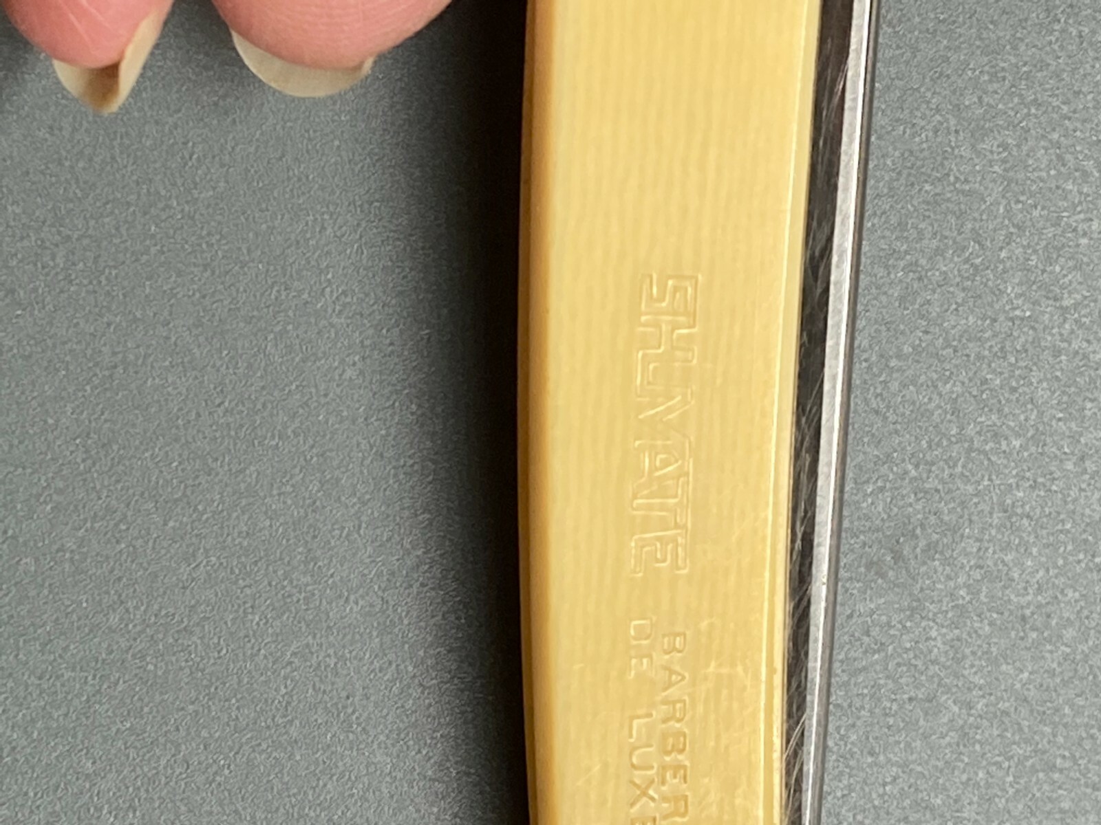 ANTIQUE / SOLINGEN GERMANY / DUBL DUCK SATINEDGE RAZOR / BAKELIT / ORIGINAL CASE