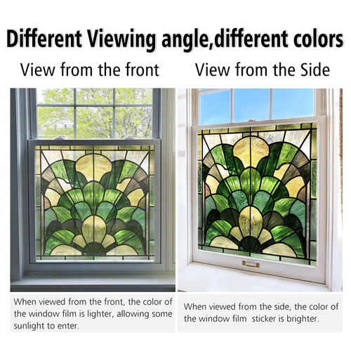 AU Static Cling Glass Window Film Privacy Stained Glass Sticker UV Protection - Picture 27 of 47