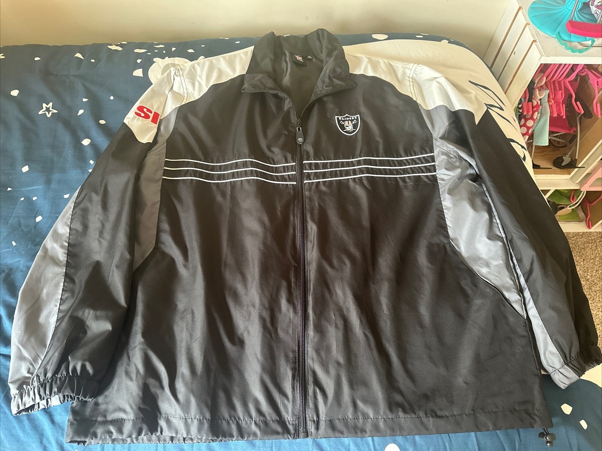 Vintage NFL Oakland Raiders Sports Illustrated Jacket Mens X Vintage NFL Oakland Raiders Sports Illustrated Jacket Mens X