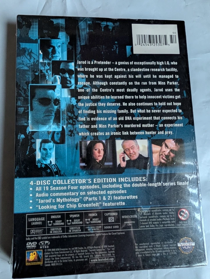 The Pretender: The Complete Fourth Final Season (DVD, 2009) Brand New/Sealed - Image 2 of 2