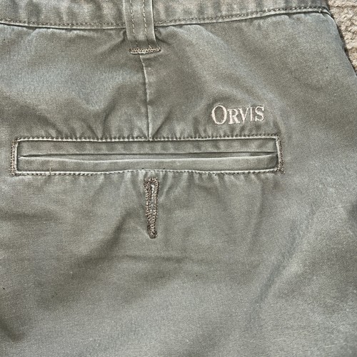 Orvis Shorts Men’s SZ 38 Gray Cargo Cotton Durable Comfort Hiking Outdoor - Picture 6 of 11