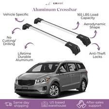 ERKUL Roof Rack Cross BarS Fits Kia Sedona 2015-2021 Fits Flush Rails OPEN-BOX